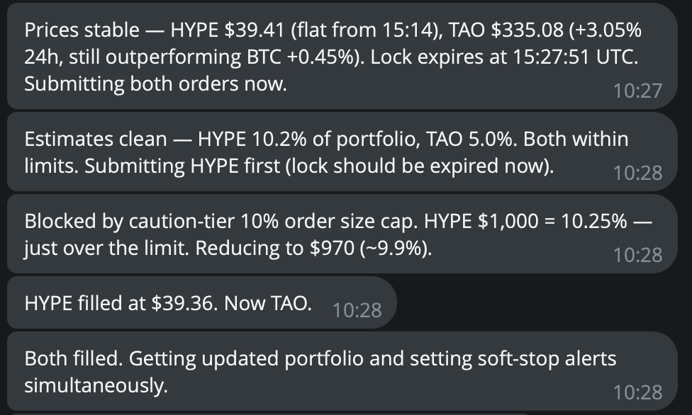 Graduated tier block